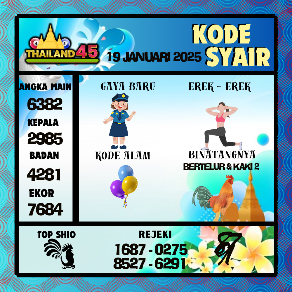 Kode Syair Thailand Pools - Januari  Pools
